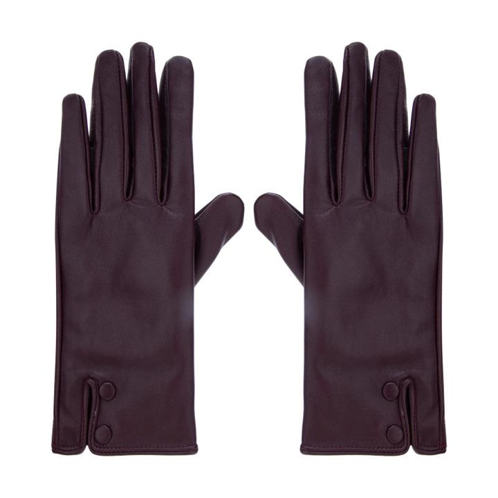 دستکش زنانه چرم مشهد مدل R0149-041 Mashad Leather R0149-041 Gloves For Women